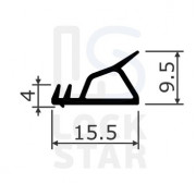 Уплотнитель дверной OT-KUMI 130 TPE