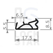 Уплотнитель дверной OT-KUMI 5058 TPE